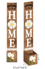 Daisy Storage Porch Sign