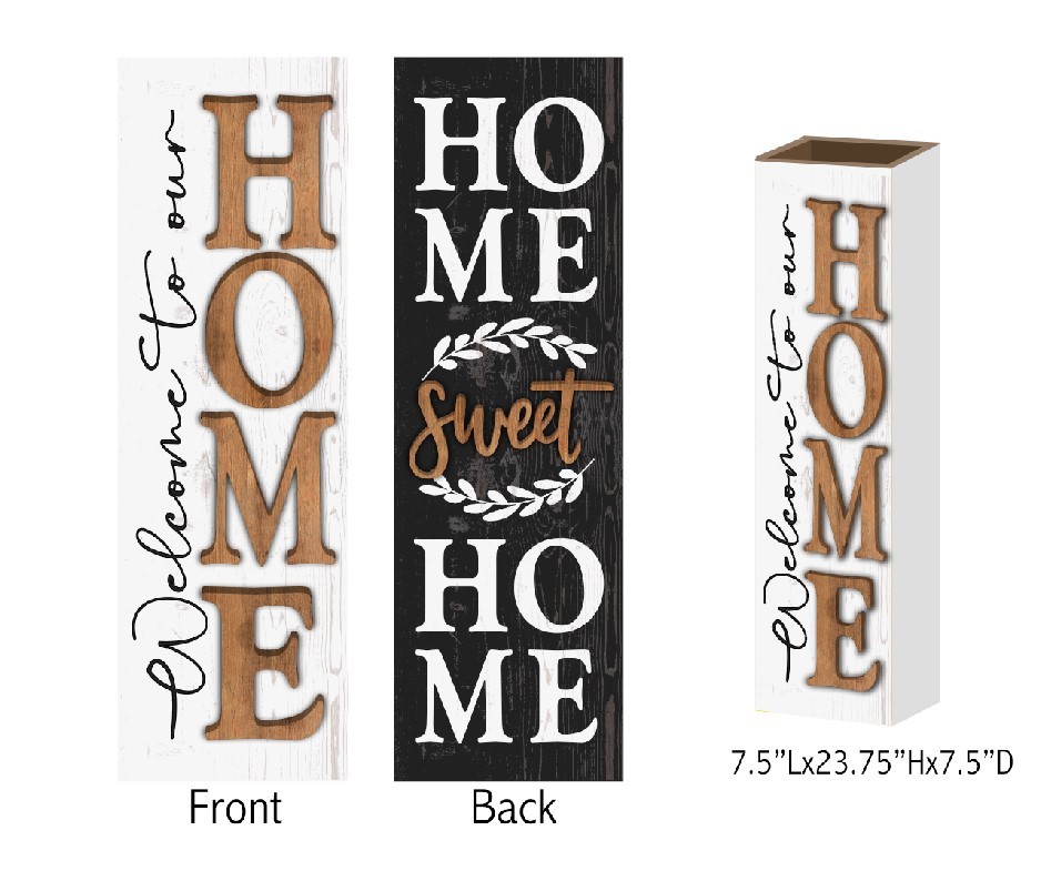 Dual-side Porch Sign