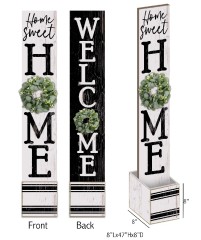 Dual-side Porch Sign with Storage Box
