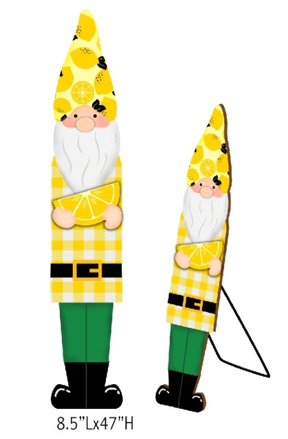 Lemon Gnome Stand Porch Sign