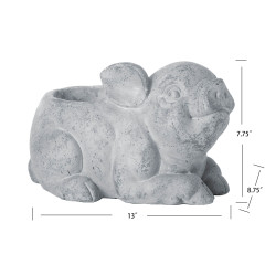 Uncolored Pig Statue