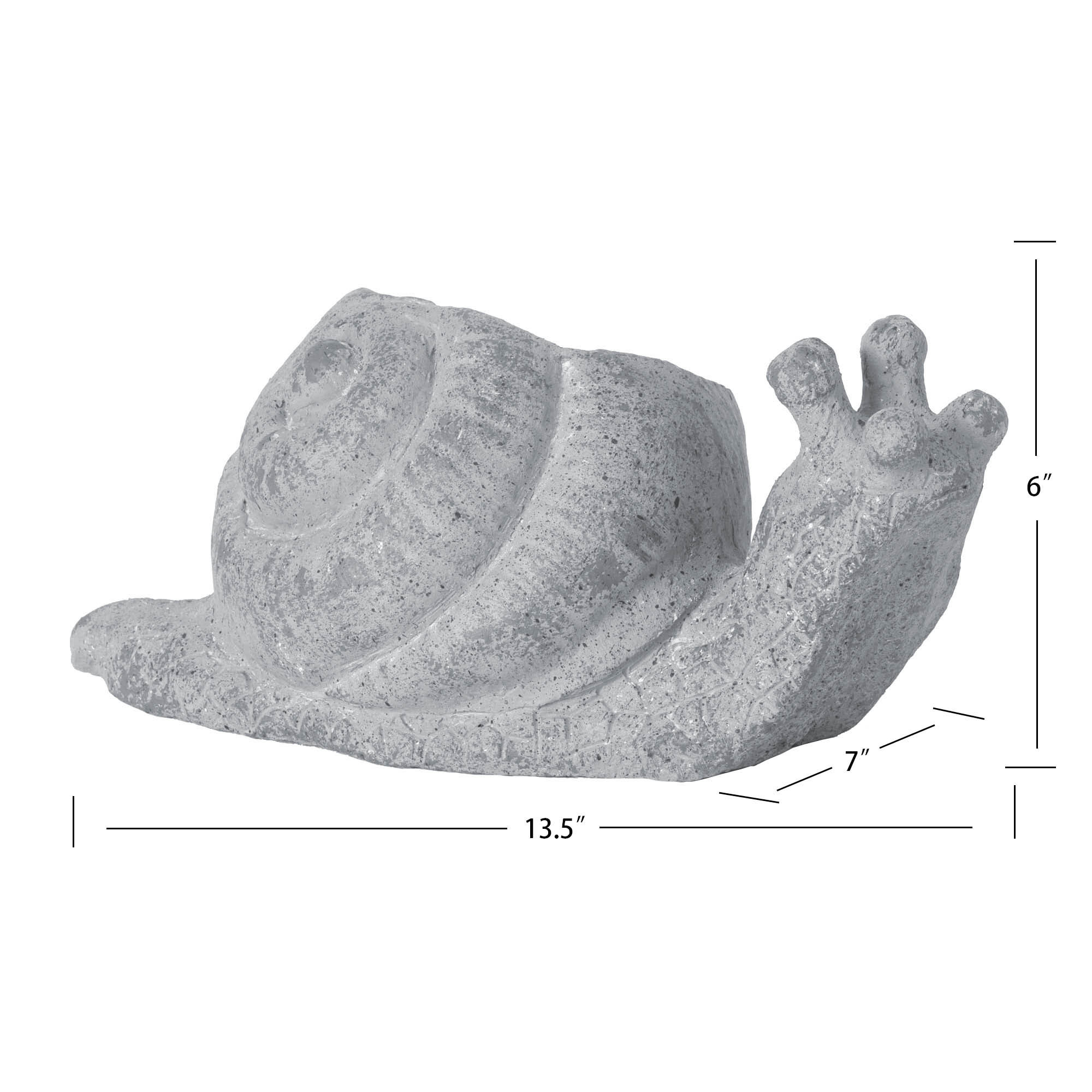 Uncolored Snail Statue