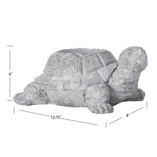 Uncolored Turtle Statue