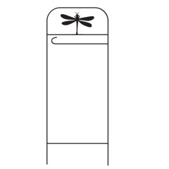 Dragonfly Decorative Flag Pole - Wholesale Outdoor Garden Pole