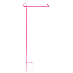 Pink Flag Pole