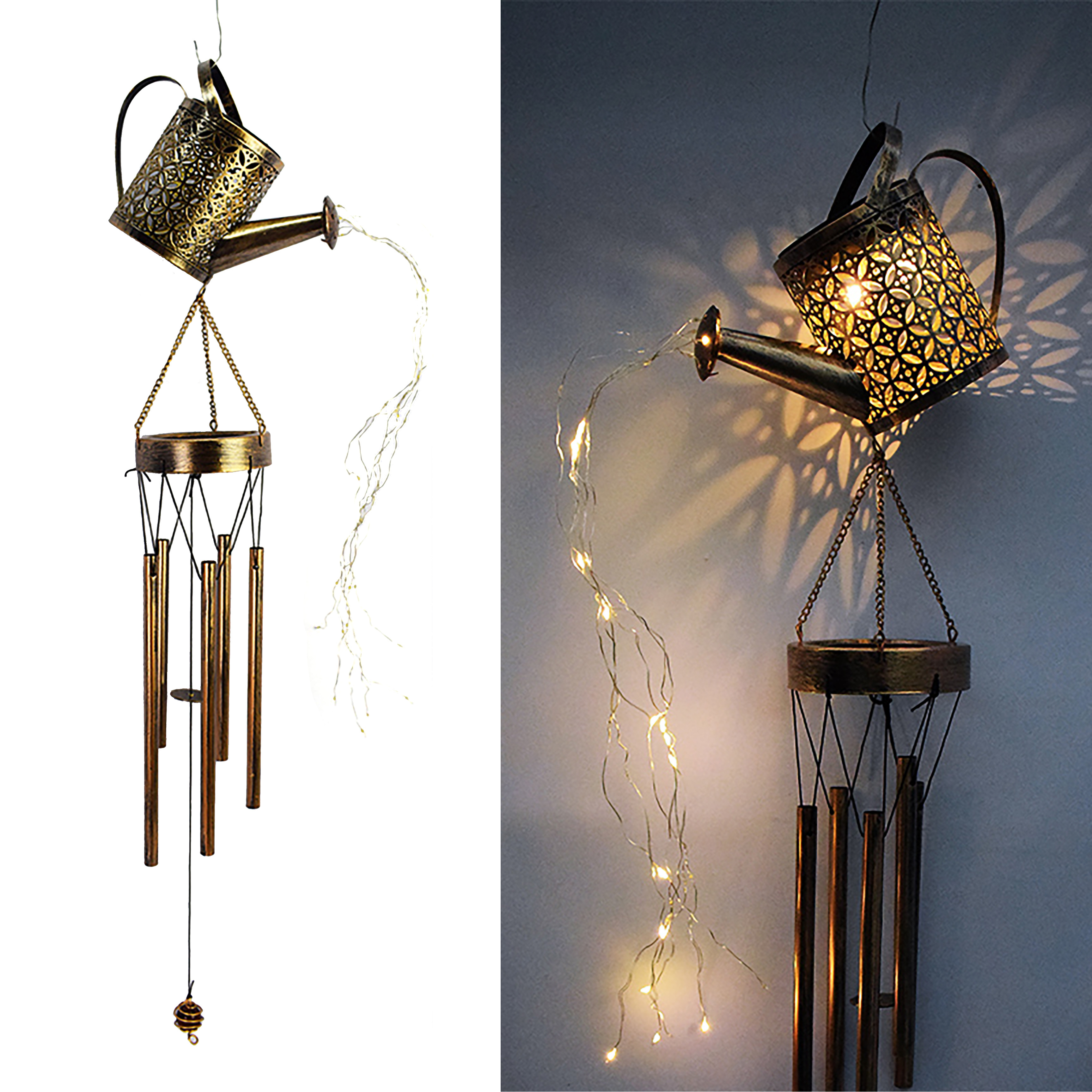 Hollow Kettle Solar Chime