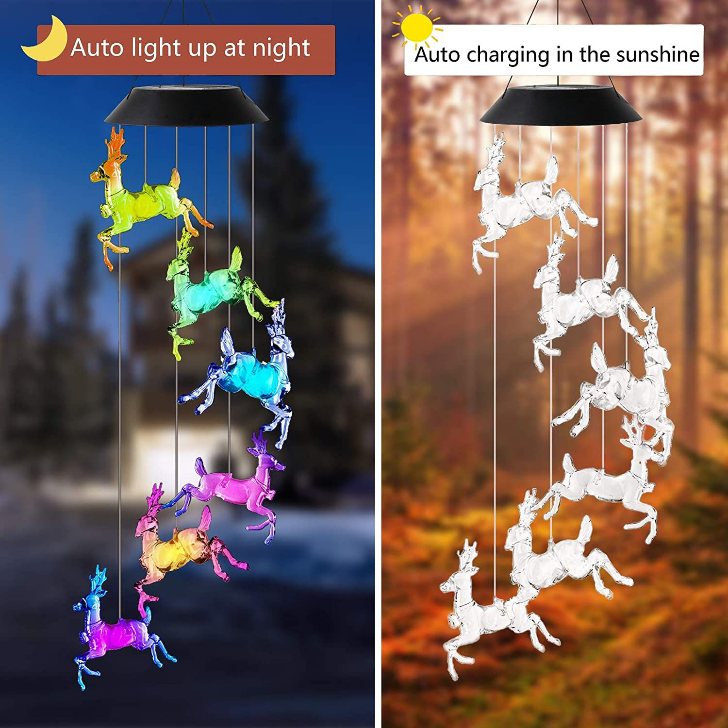 Deer Solar Chime