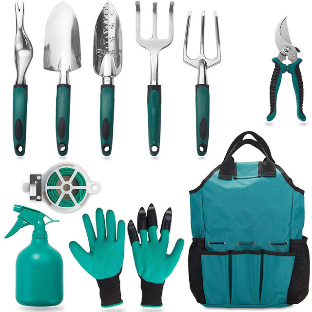 Cyan Planter Accessories Set