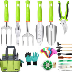 Bright Green Planter Accessories Set
