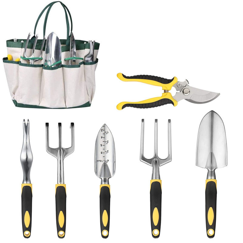 Yellow Planter Accessories Set