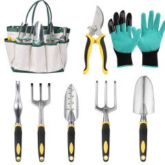 Yellow Planter Accessories Set