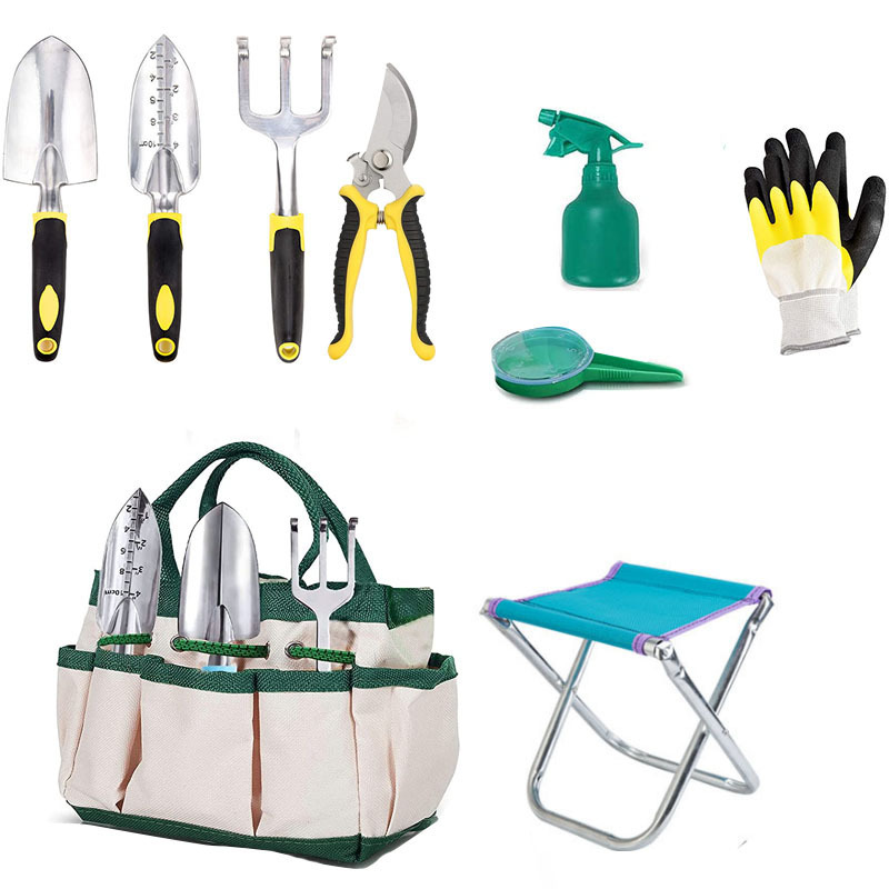 Yellow Planter Accessories Set