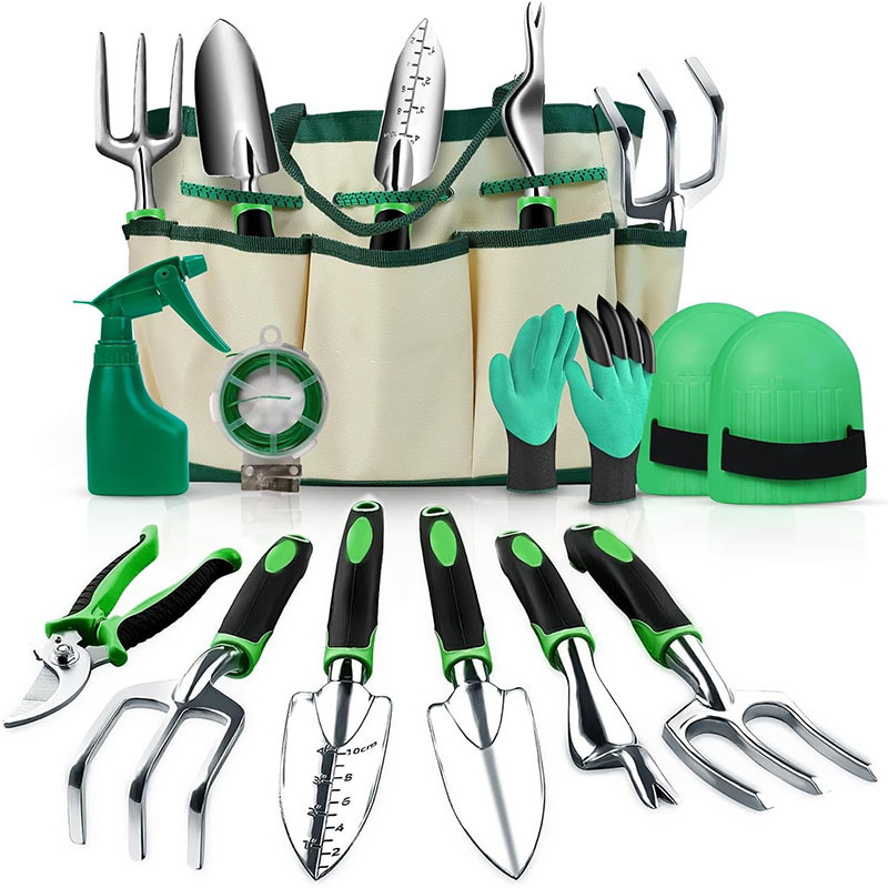 Green Planter Accessories Set