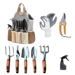 Brown Planter Accessories Set