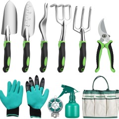 Green Planter Accessories Set