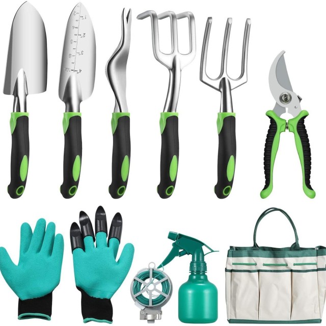 Green Planter Accessories Set