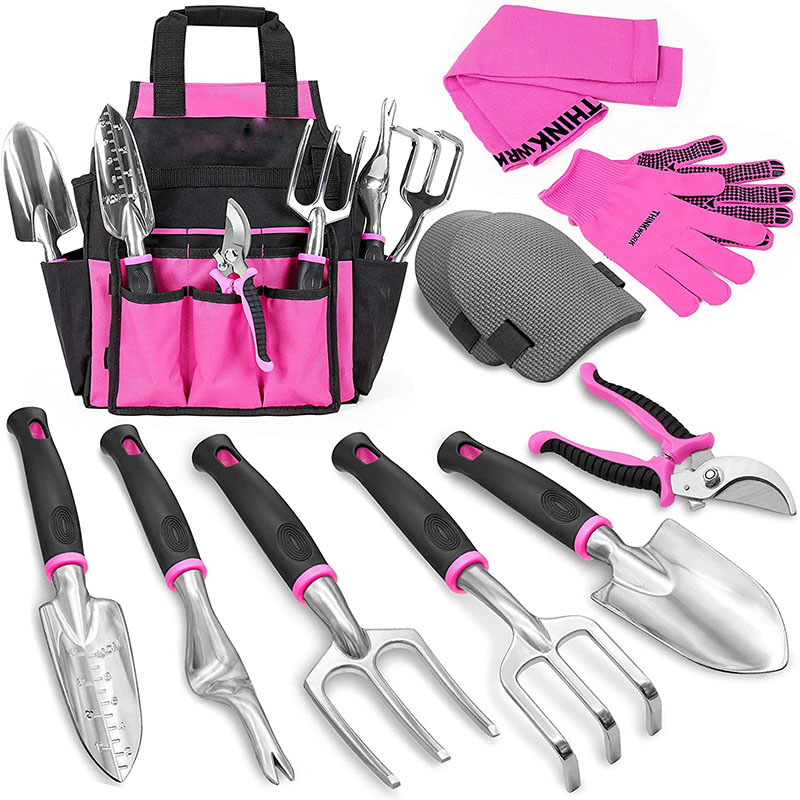 Pink Planter Accessories Set