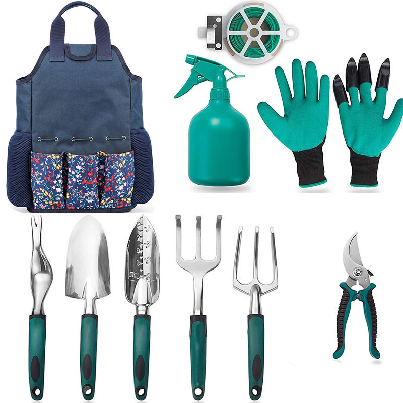 Cyan Planter Accessories Set