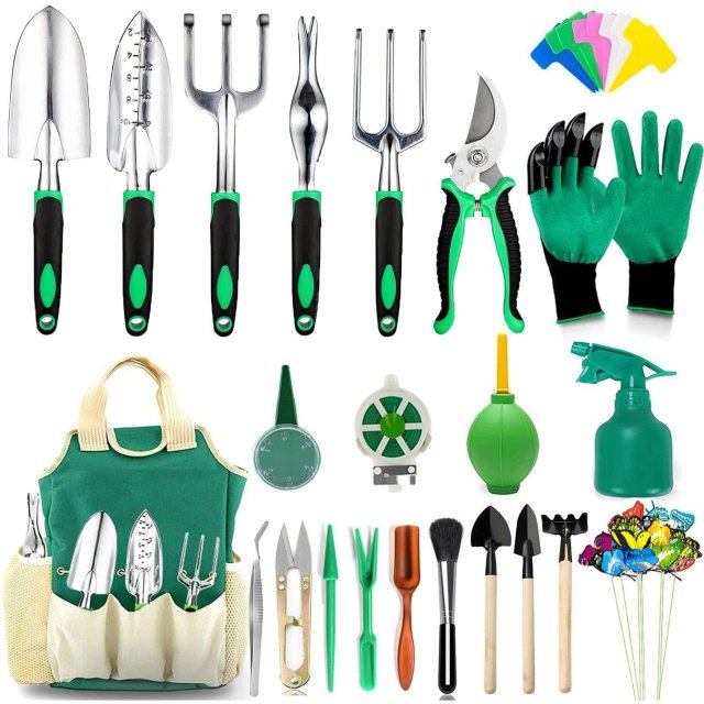 Green Planter Accessories Set