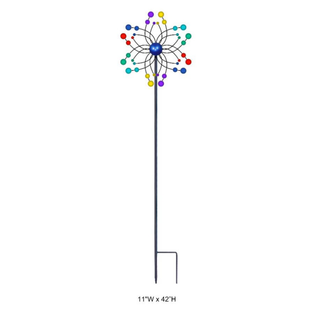 Metal Wind Spinner - Garden Metal Wind Spinner Outdoor Decor