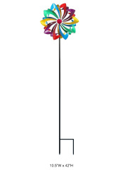 Colorful Metal Wind Spinner - Outdoor Kinetic Garden Decor Spinner Wholesale