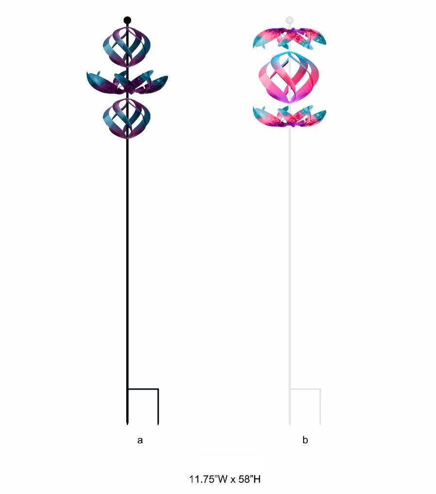 Stylish Metal Outdoor Wind Spinner - Modern Decorative Kinetic Garden Spinner Wholesale
