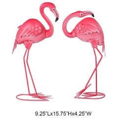 Flamingo Statue With Light