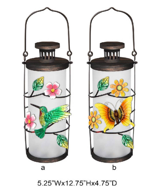 Bird & Butterfly Outdoor Lantern