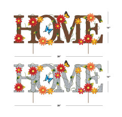 Metal Letters Garden Stake – Customizable Outdoor Yard Sign
