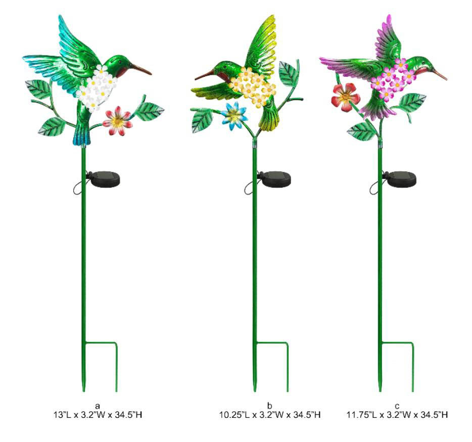 Hummingbird Solar Stake