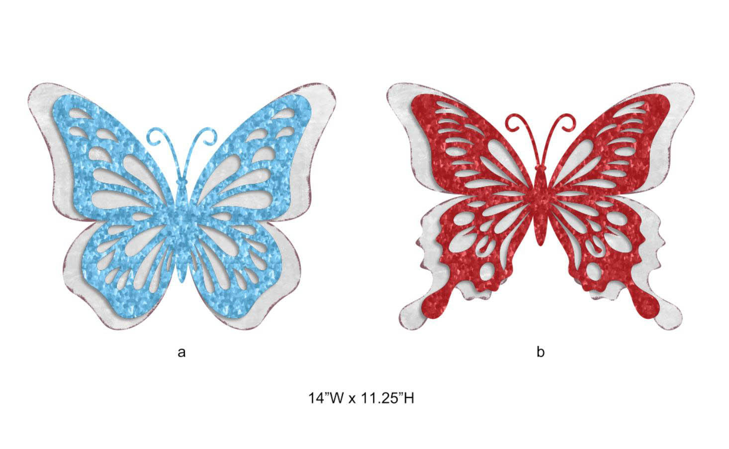 Butterfly Cutout Wall Art Decor