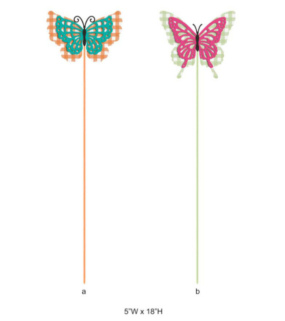 Butterfly Cutout Planter Picks