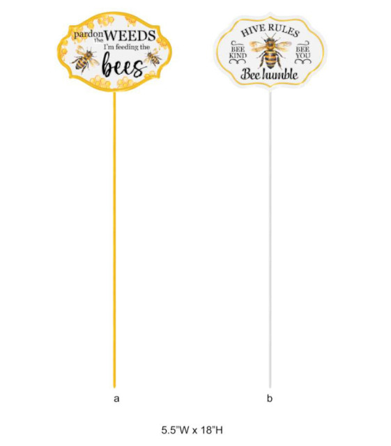 Bee Themed Planter Picks