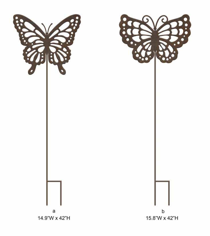 Butterfly Cutout Garden Stake