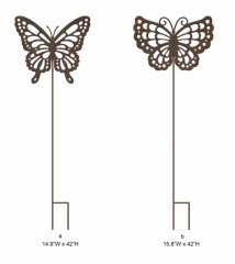 Butterfly Cutout Garden Stake