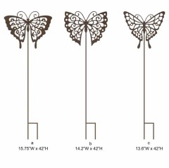 Butterfly Cutout Garden Stake