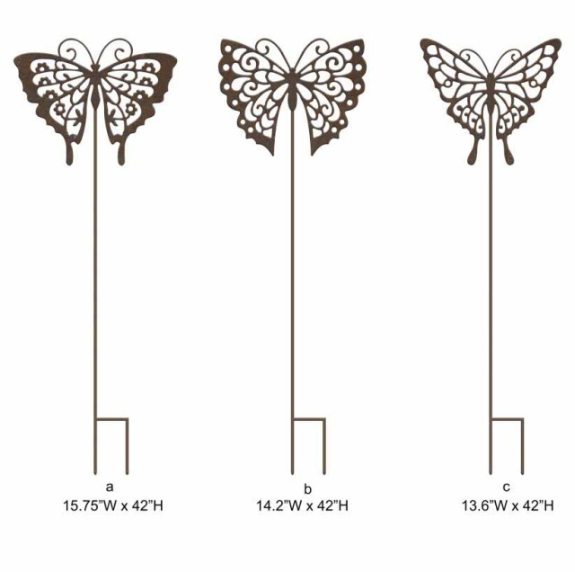 Butterfly Cutout Garden Stake