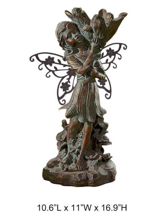 Uncolored Fairy Statue
