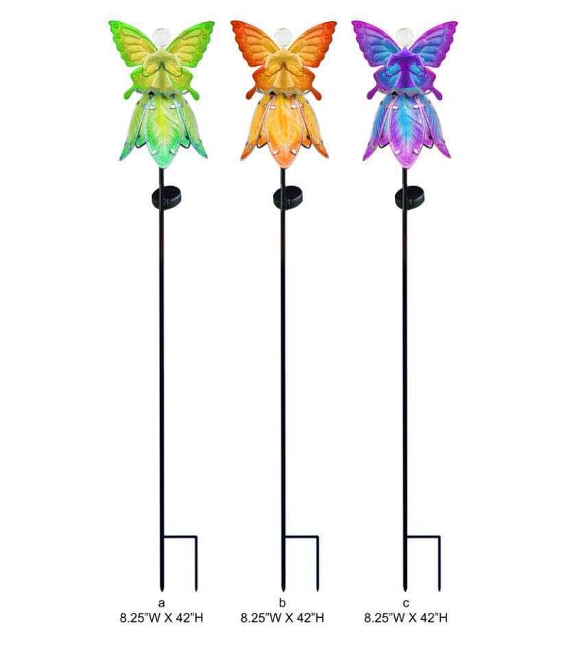 Butterfly Solar Stake