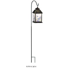 Hummingbird Lantern Solar Stake