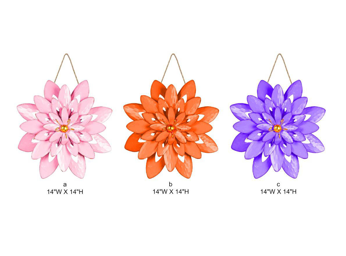 Hanging Multi-color Flower Wall Art Decor