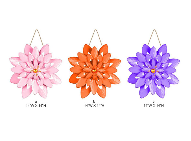 Hanging Multi-color Flower Wall Art Decor