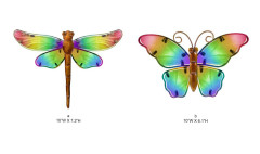 Colorful Butterfly/Dragonfly Wall Art