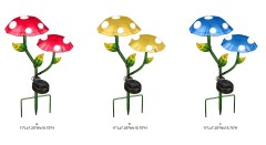 Solar Mushroom Garden Stake