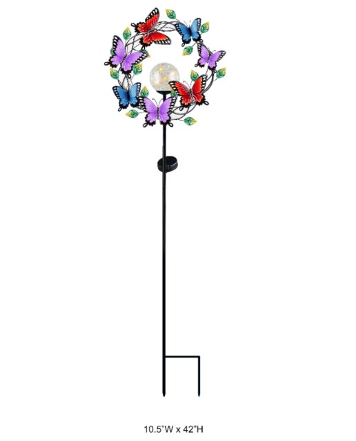 Solar Butterfly Garden Stake