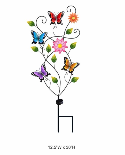 Butterfly Solar Stake