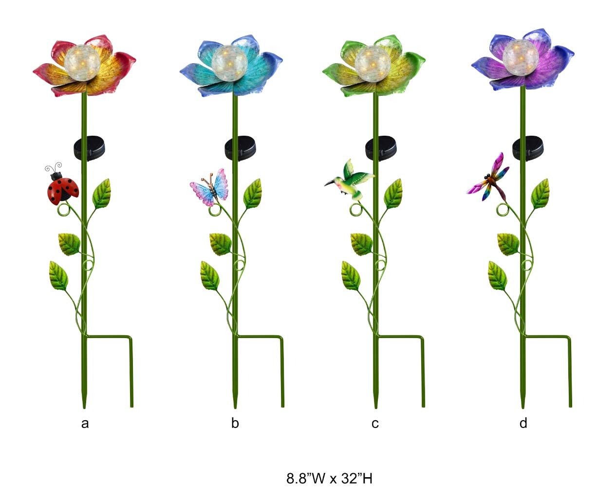 Solar Flower Stake