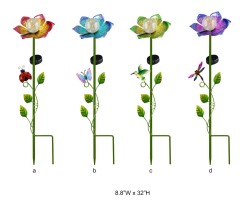 Solar Flower Stake