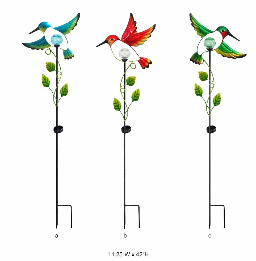 Bird Solar Stake - Decorative Solar Bird Garden Light