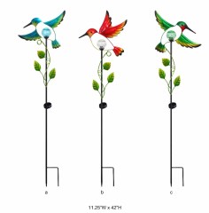 Bird Solar Stake - Decorative Solar Bird Garden Light